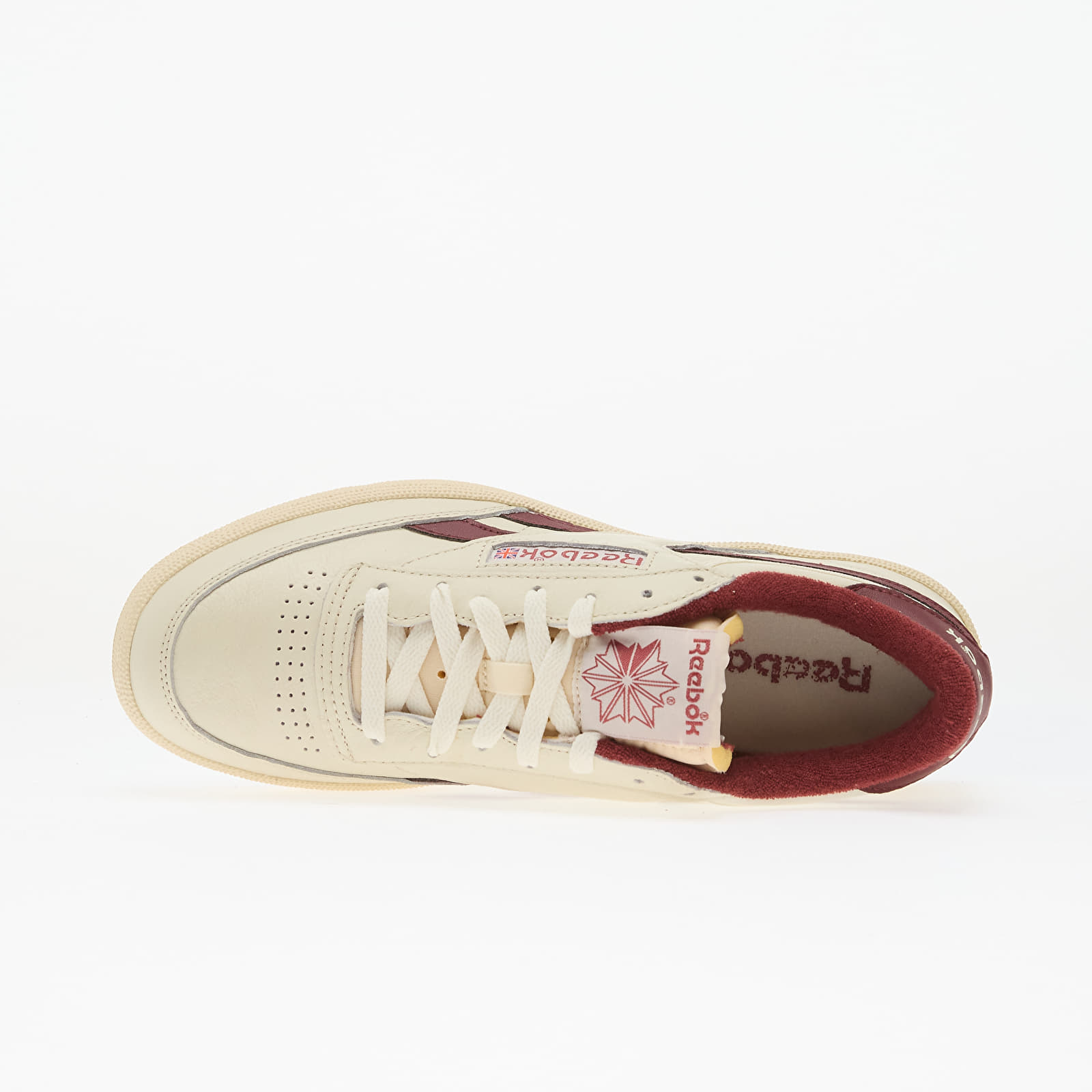 Herren Sneaker und Schuhe Reebok Club C Revenge Vintage Vintage Chalk/ Paper White/ Classicburgundry