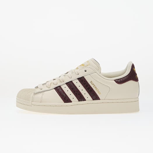 adidas Superstar II Off White/ Maroon/ Gold Met.