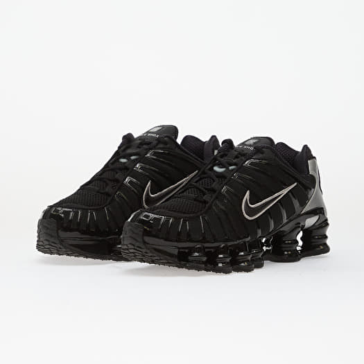 【AE】 ブラックホール　韓国　シークレット Женская обувь Nike Shox TL Black/ Metallic Silver (AR3566-008