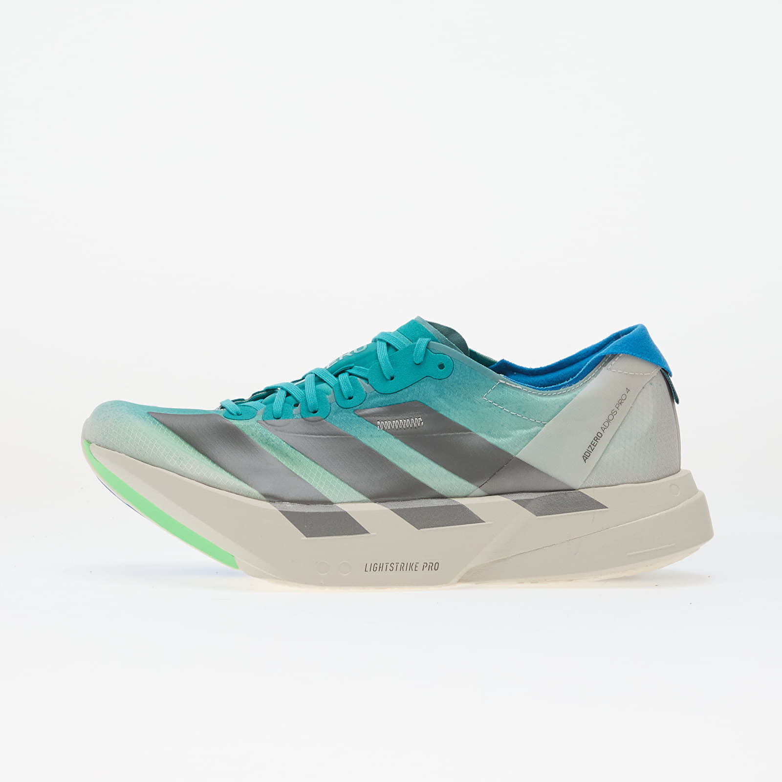 Сникърси adidas Adizero Adios Pro 4 Hi-Res Aqua/ Iron Met./ Grey One EUR 46 2/3
