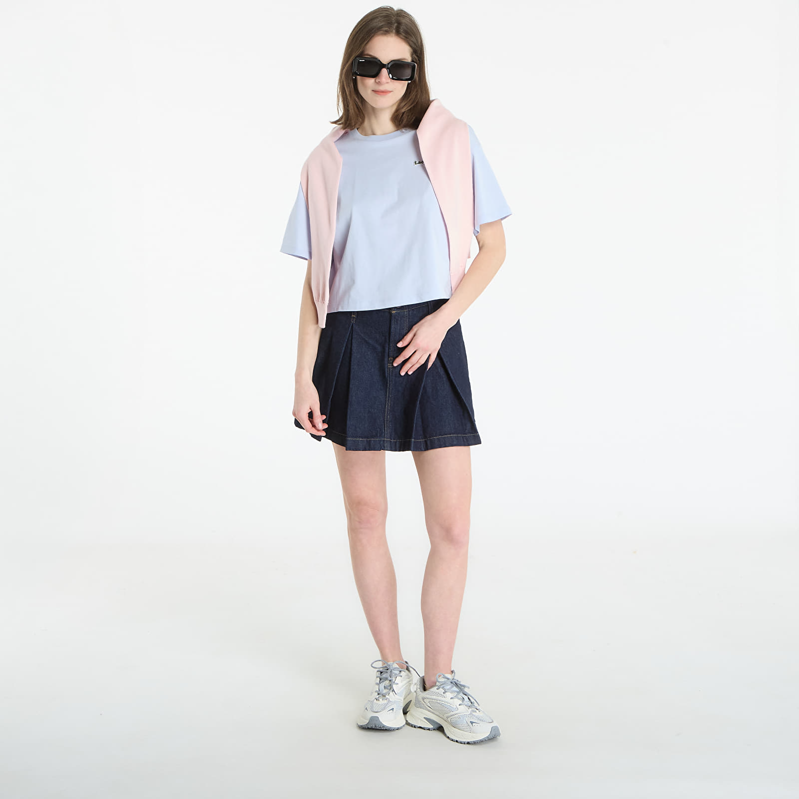 Women's T-shirts LACOSTE Tee-Shirt Light Blue