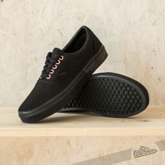 Vans pure black shoes top