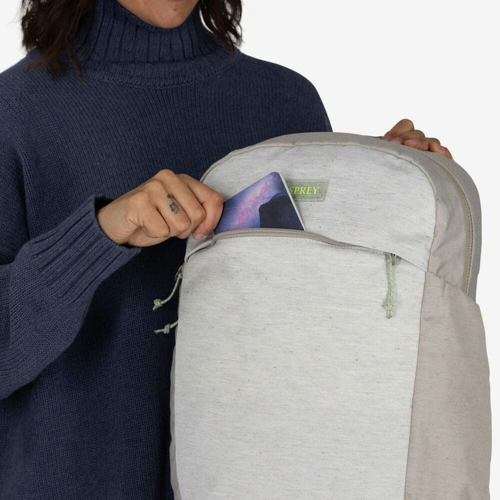 Herren Rucksäcke Osprey Arcane Earth Large Day Pediment Grey Block