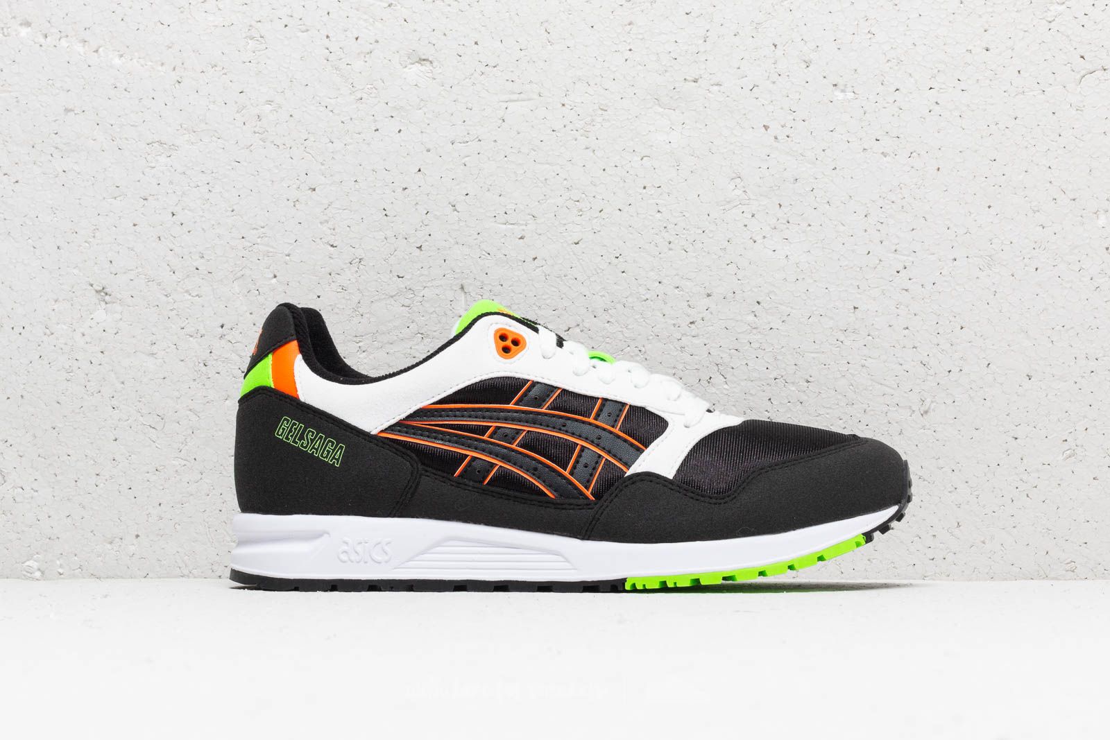 Asics gel saga black orange new arrivals