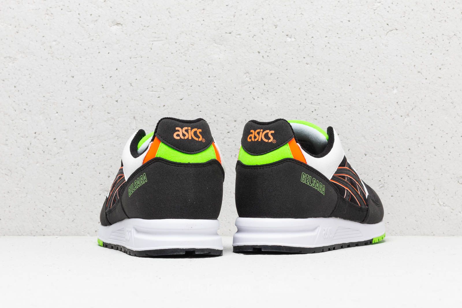 Asics gel cheap saga shocking orange
