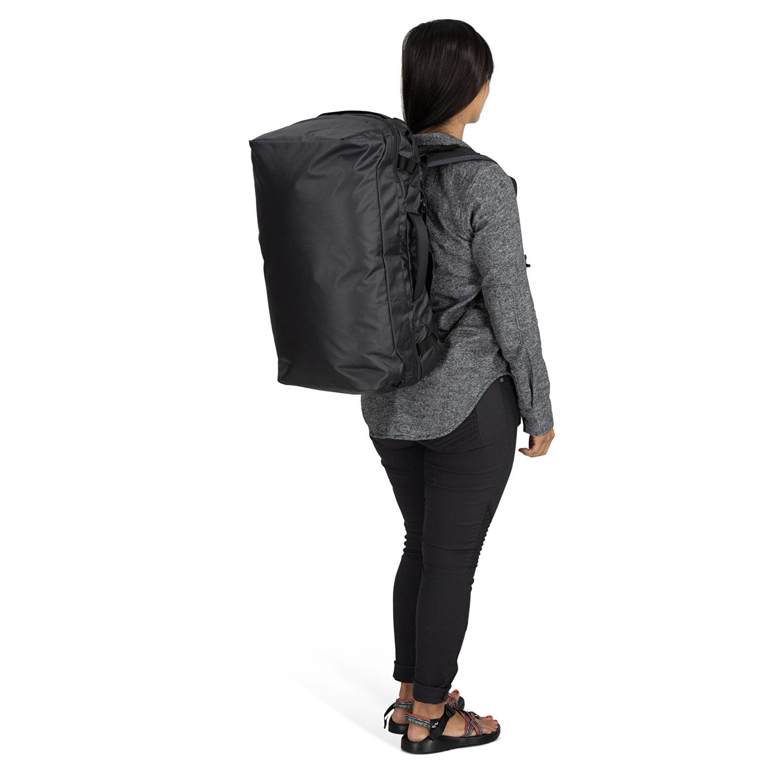 Umhängetaschen für Männer Osprey Transporter Squff Raven Black/ Black