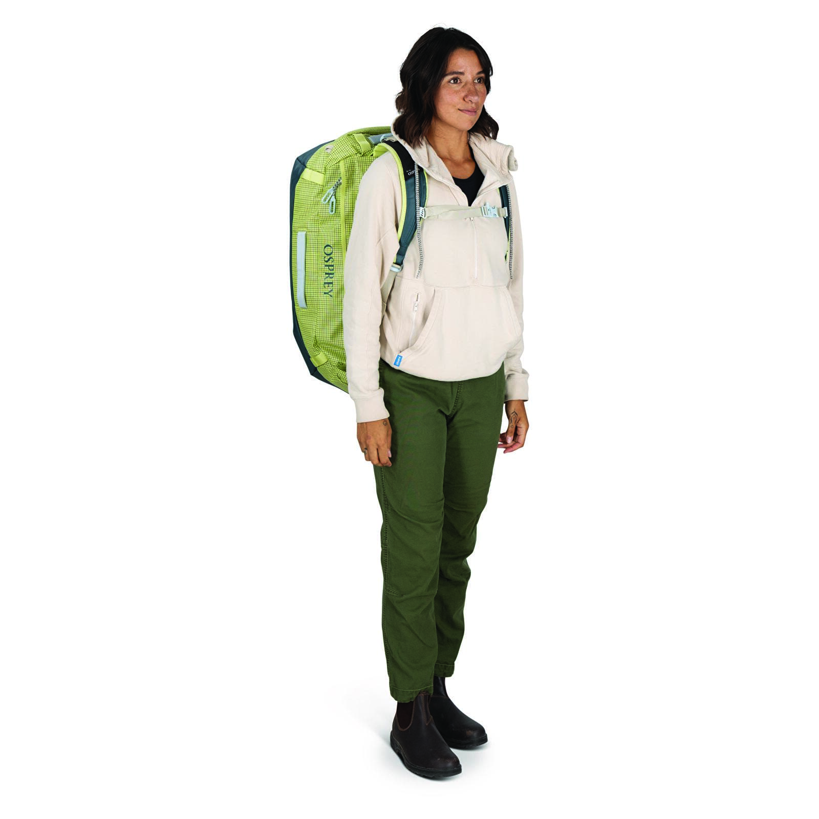 Genți de umăr pentru bărbați Osprey Transport Glow Dew/ Torrent Blue