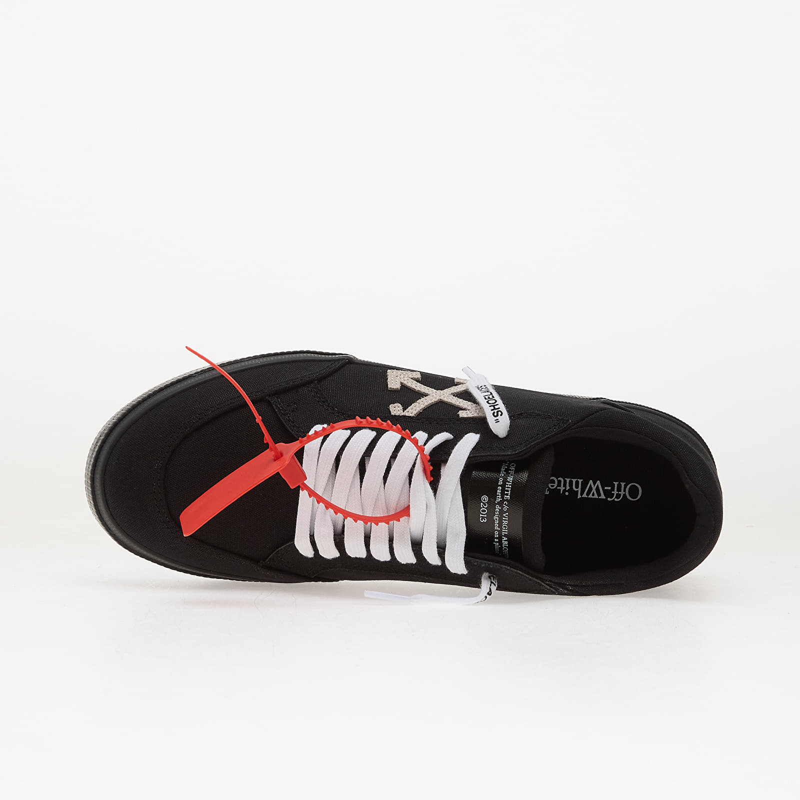 Men's shoes Off-White M Vulc Low Canvas Black/ White