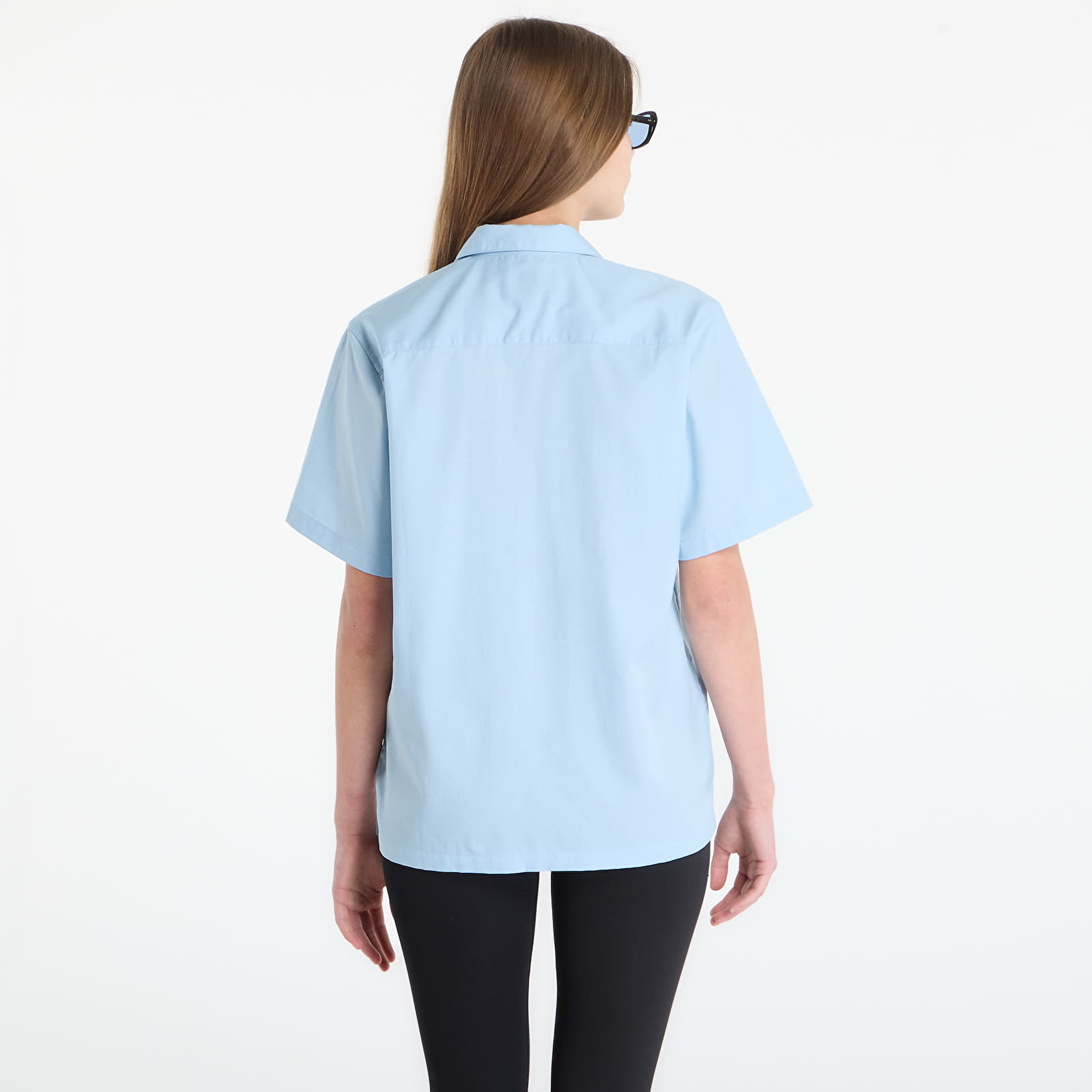 Srajce  Carhartt WIP S/S Delray Shirt UNISEX Icaria/ White