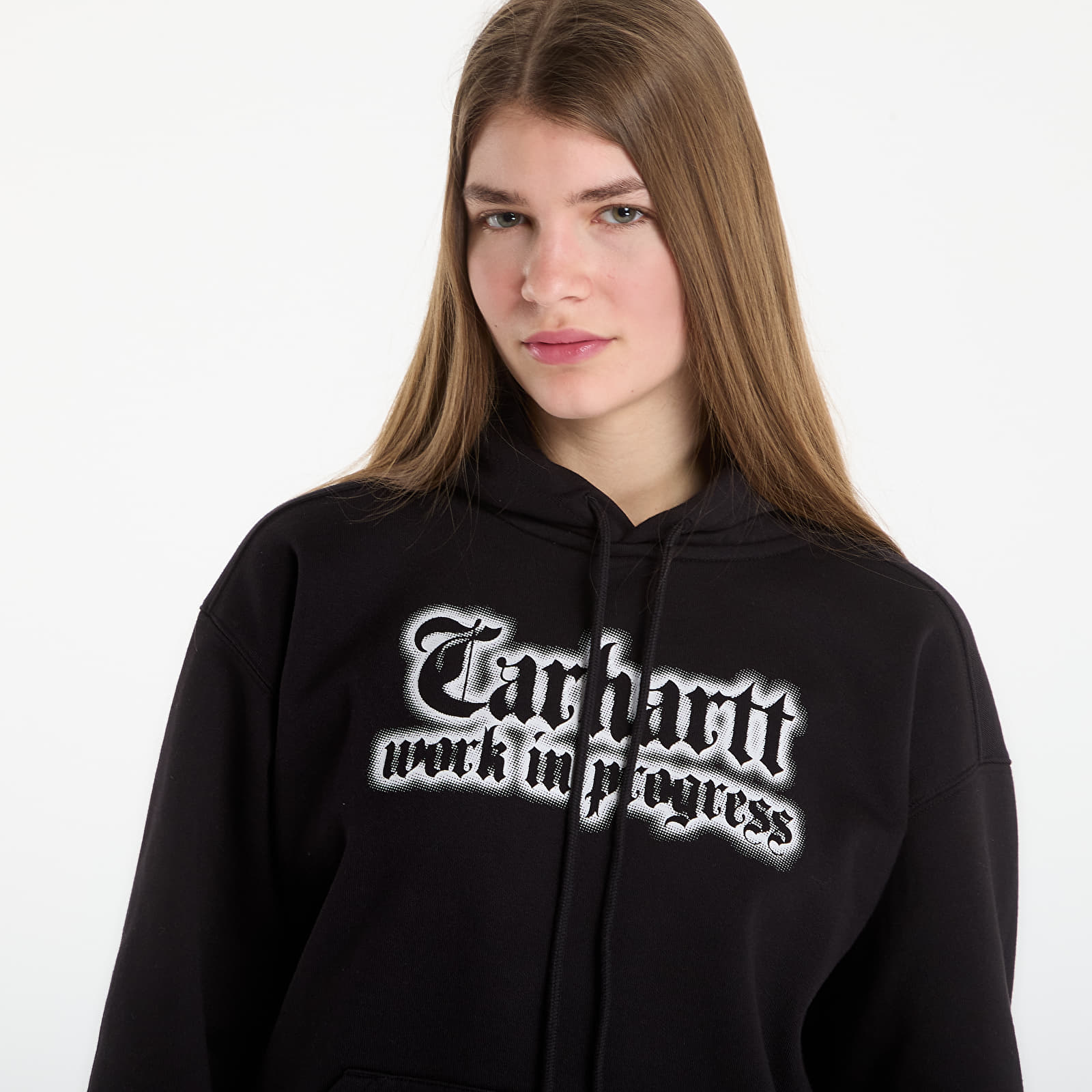 Mikinas ar kapuci un sporta krekli Carhartt WIP Hooded World Tour Sweat UNISEX Black