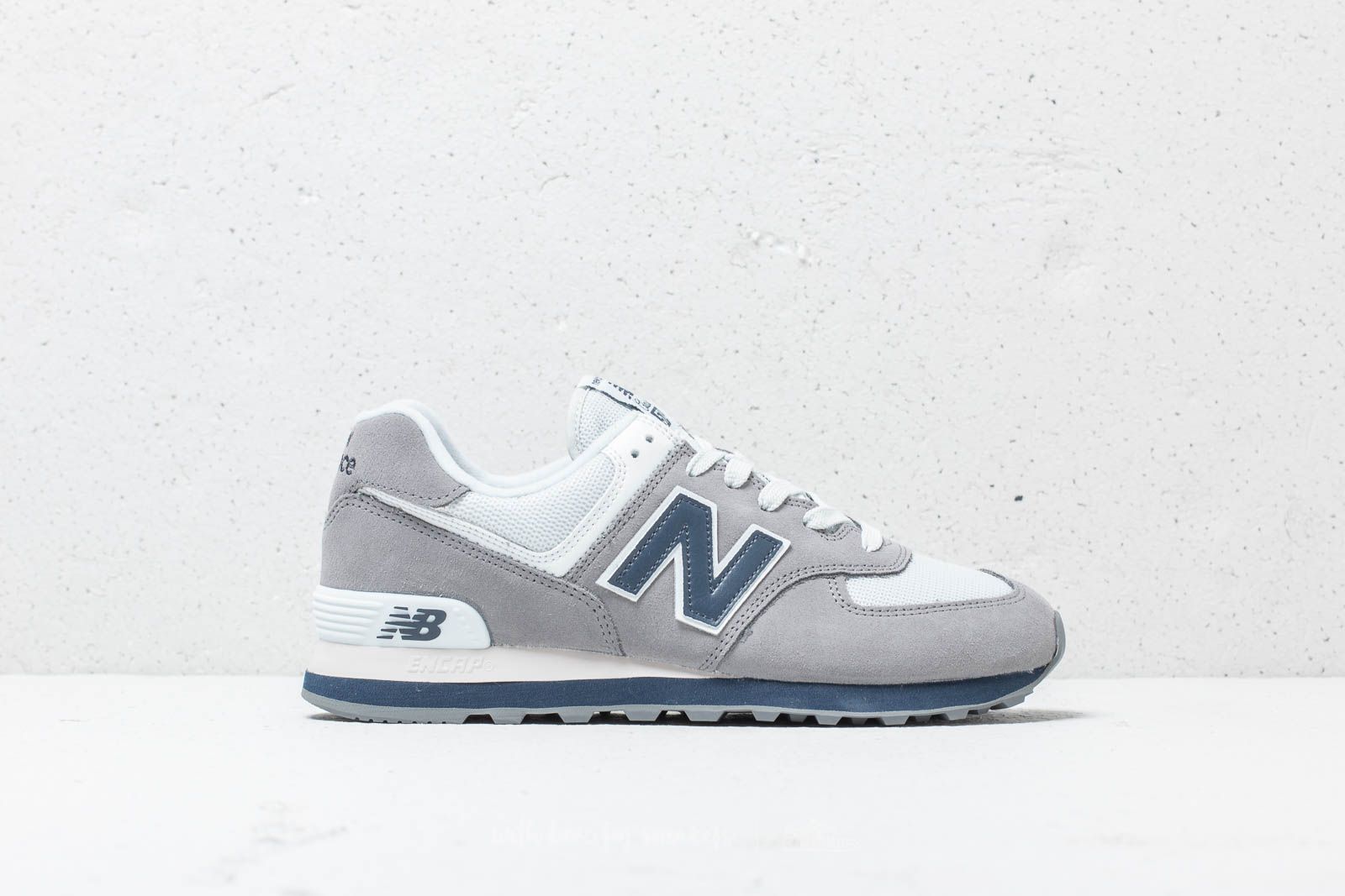 New balance top 574 gunmetal navy