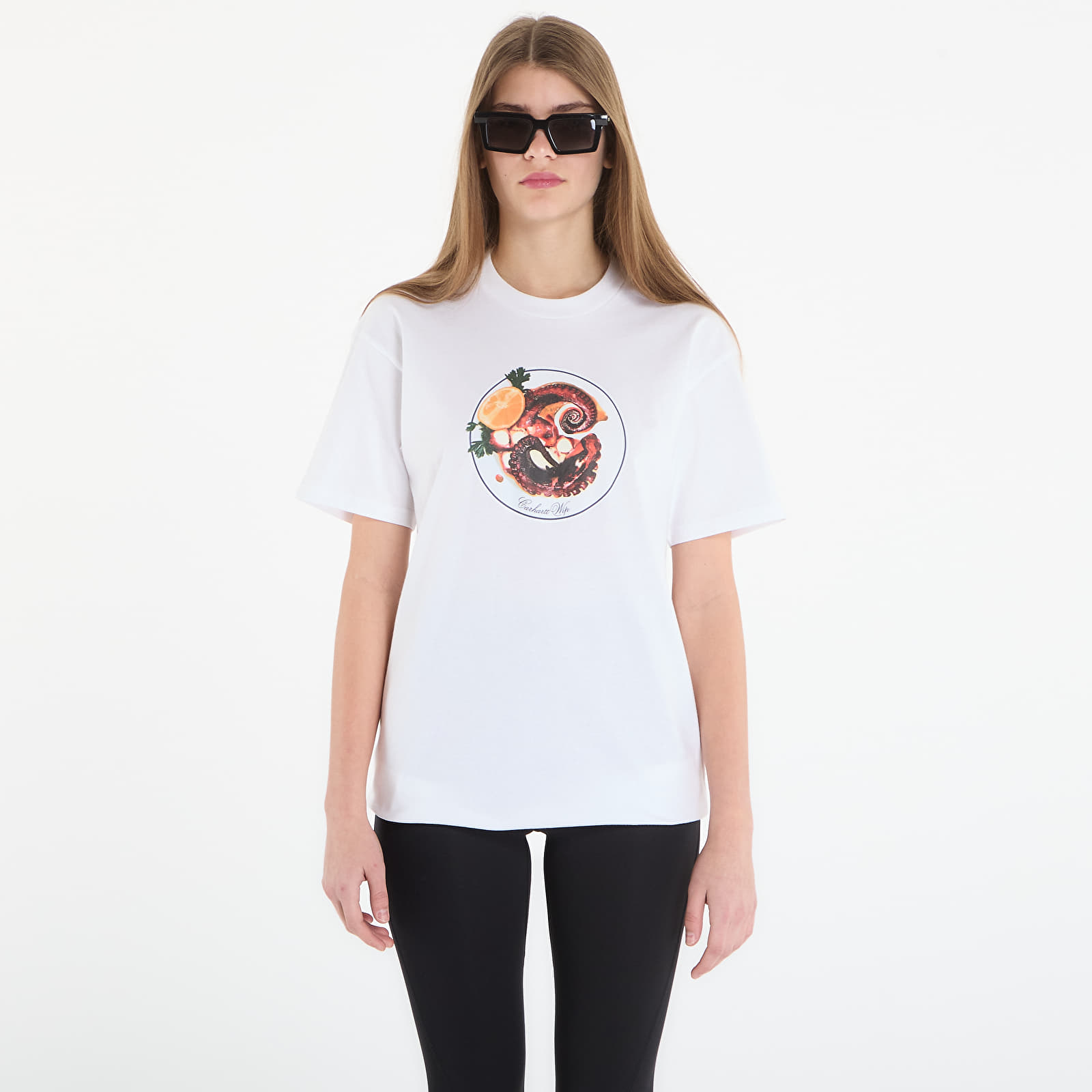 Tričká Carhartt WIP S/S Octopus T-Shirt UNISEX White