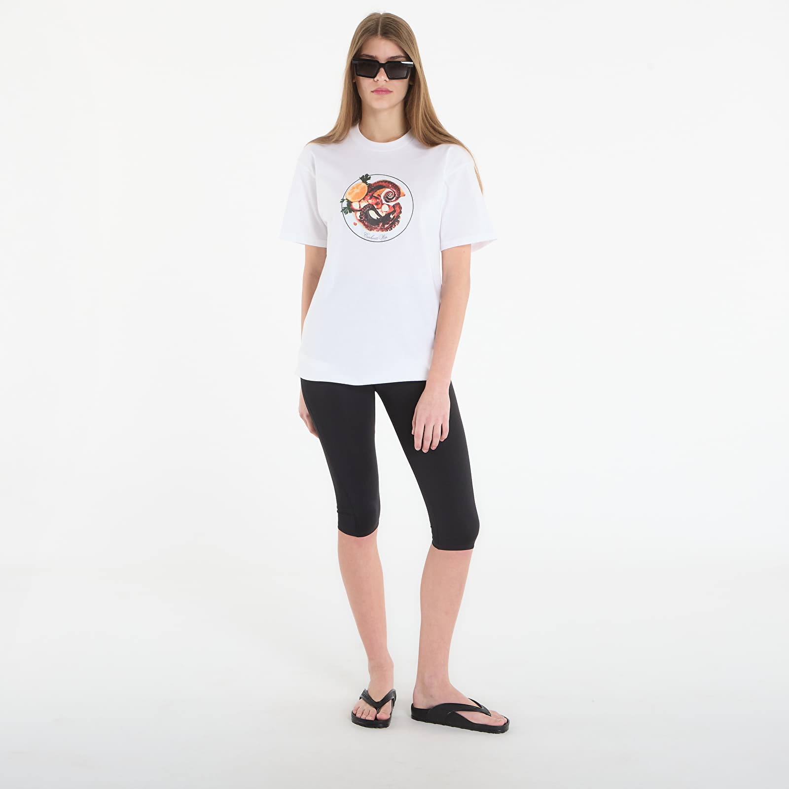 Tričká Carhartt WIP S/S Octopus T-Shirt UNISEX White