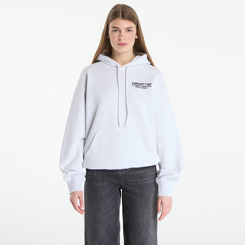 Mikina Carhartt WIP Hooded Sean Hamilton Sweat UNISEX Ash Heather