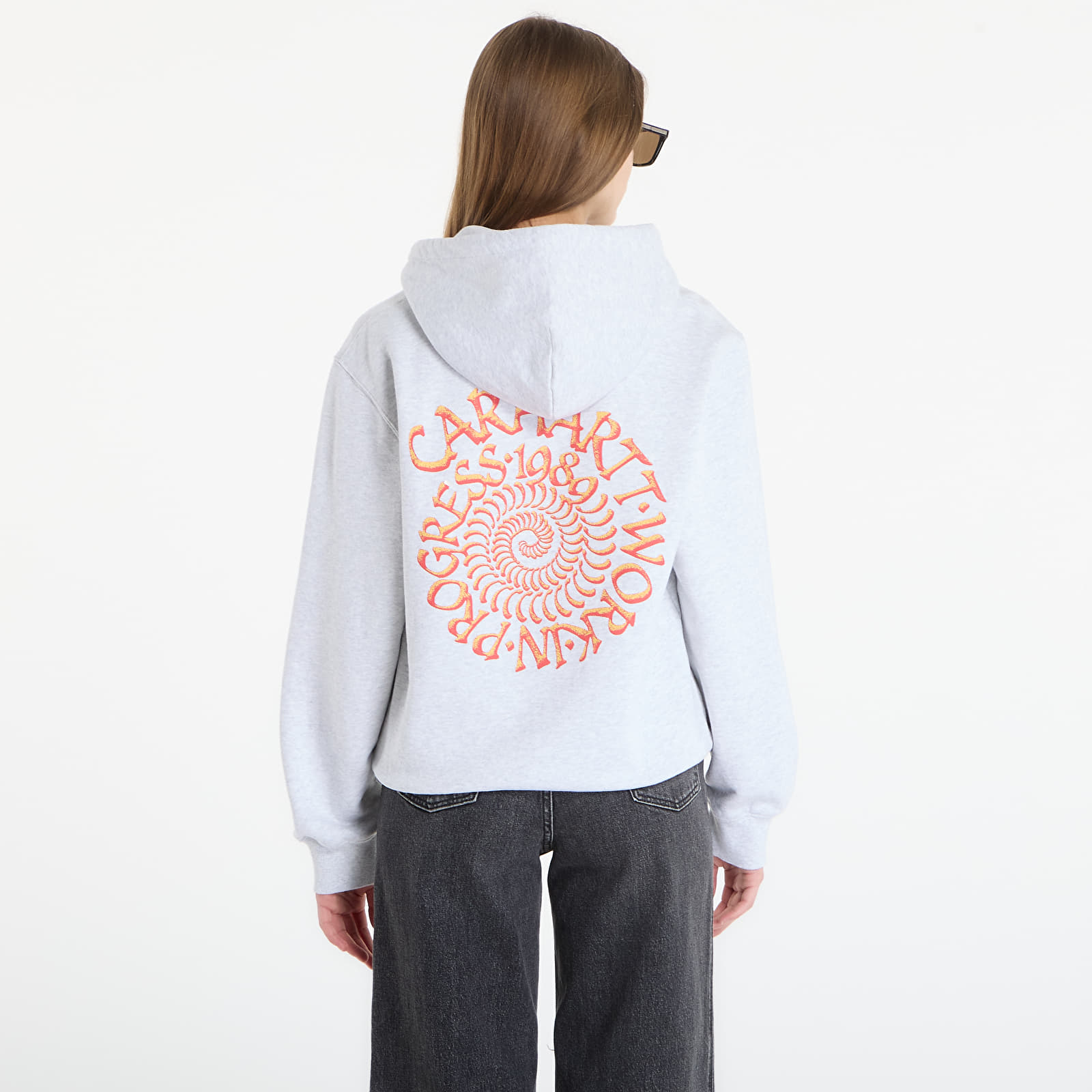 Sudaderas Carhartt WIP Hooded Spiral Sweat UNISEX Ash Heather
