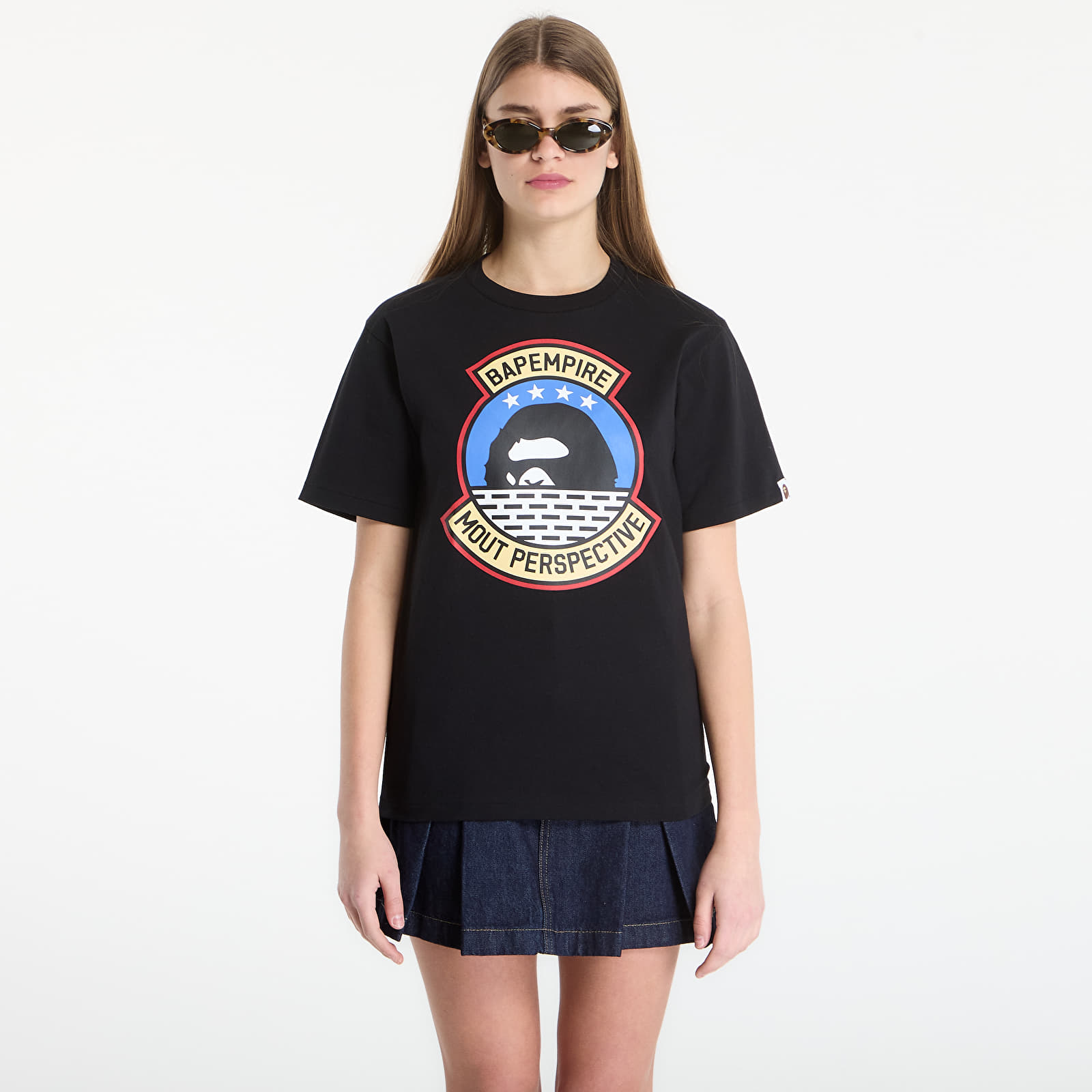 Tričká A BATHING APE Bapempire Logo Tee UNISEX Black