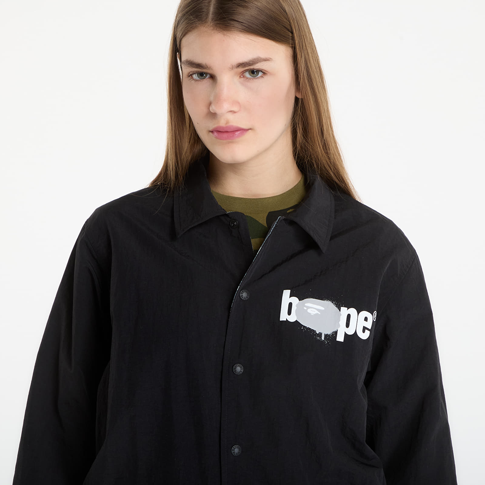 Куртки A BATHING APE Bape Reversible Coach Jacket UNISEX Black