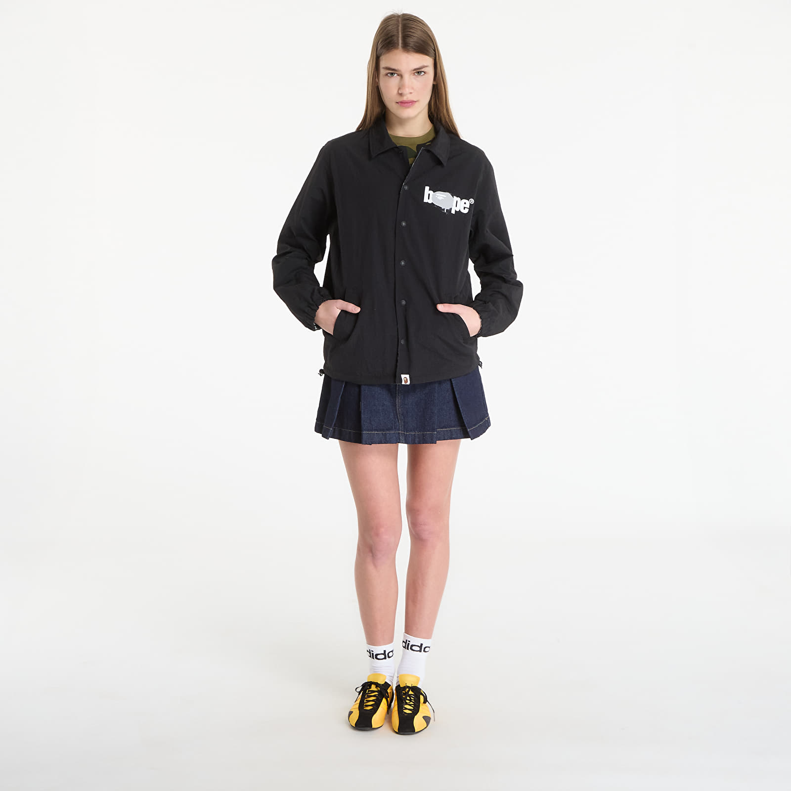 Куртки A BATHING APE Bape Reversible Coach Jacket UNISEX Black