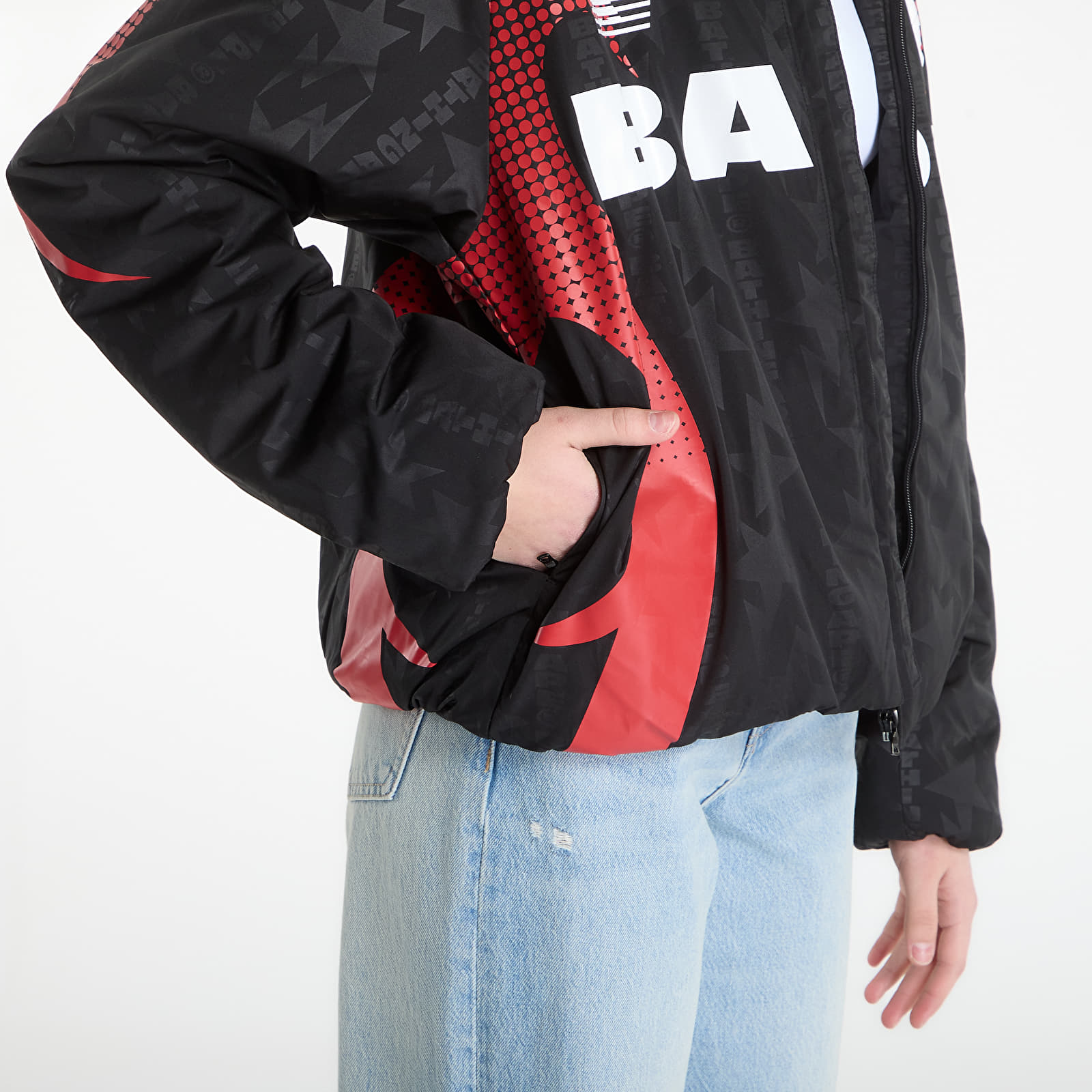 Куртки A BATHING APE Aba Frame Monogram Jacquard Multi Logo Padded Jacket UNISEX Black