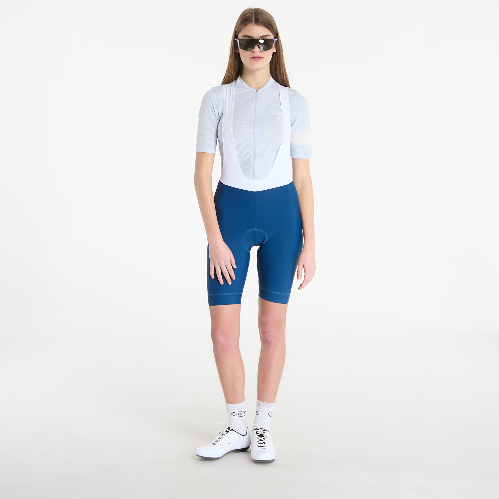 Dámské kraťasy Rapha Women's Core Bib Shorts Jewelled Blue/ White