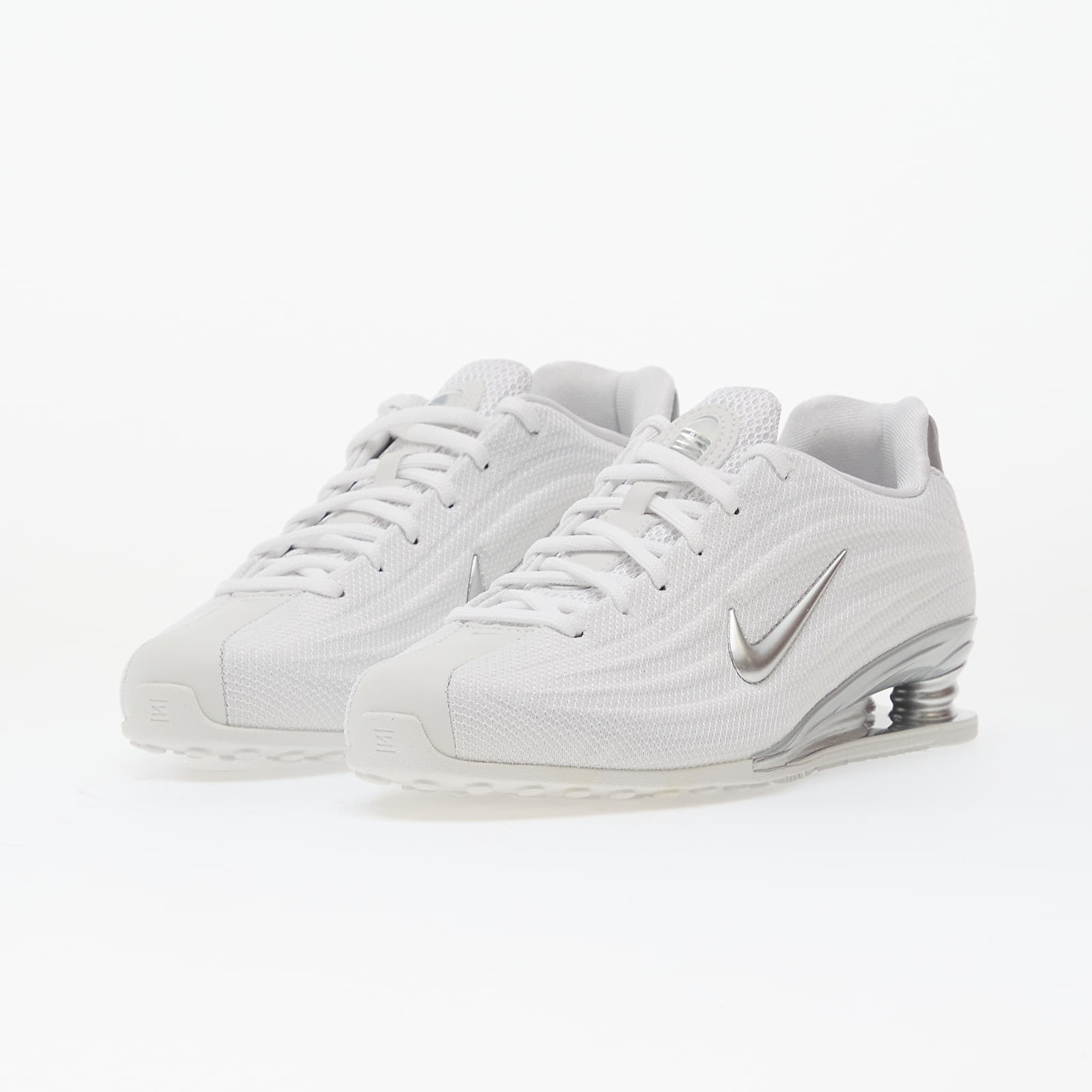Damen Sneaker und Schuhe Nike Shox Z White/ Metallic Silver