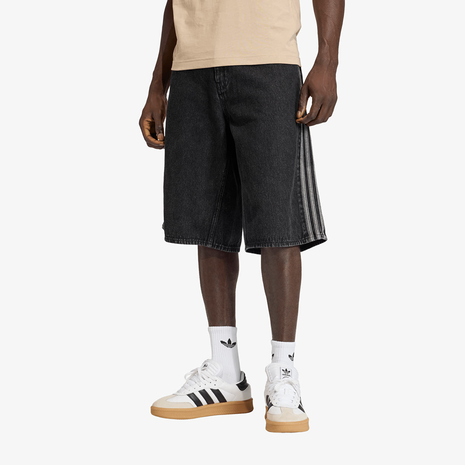 Shorts adidas Firebird Adicolor Denim Shorts True Black Denim