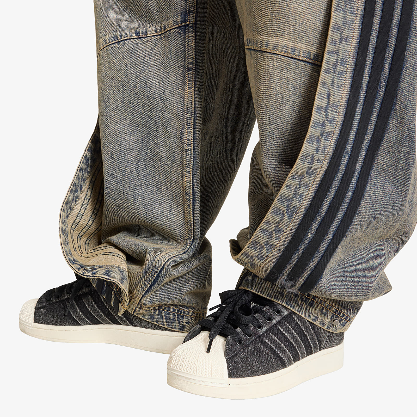 Jeans adidas Adilenium 5.0 Banana Overlay Denim Joggers Chalky Brown