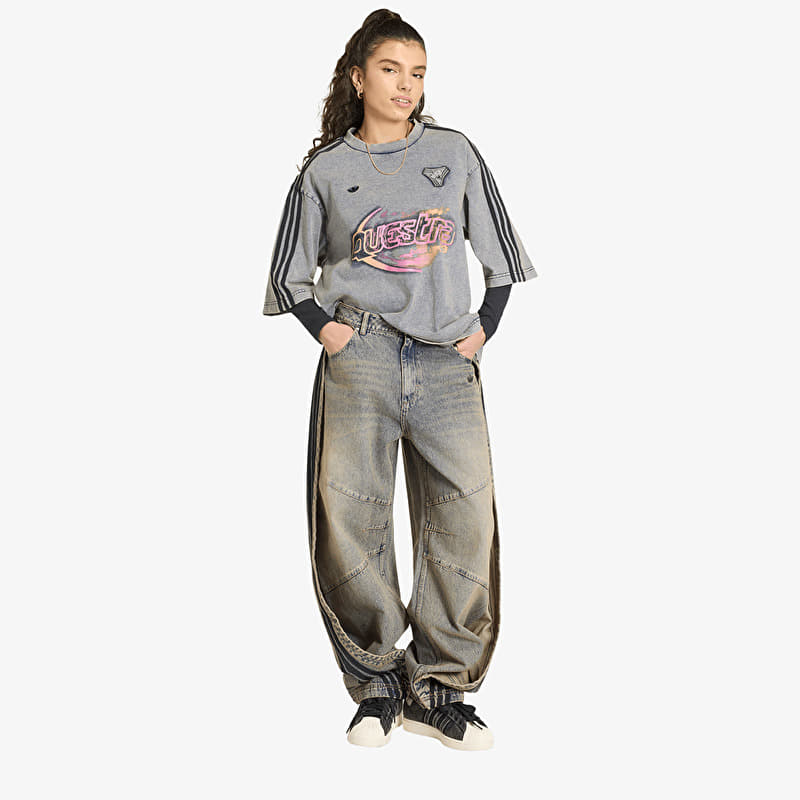 Jeans adidas Adilenium 5.0 Banana Overlay Denim Joggers Chalky