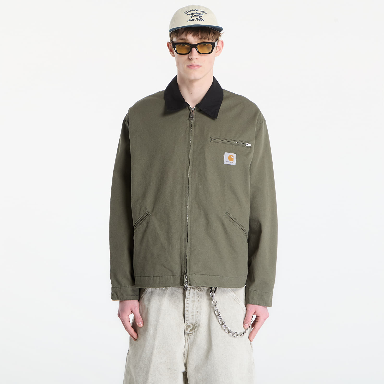 Jacken Carhartt WIP OG Detroit Jacket UNISEX Leaf/ Black