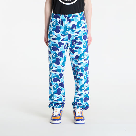 Superge A BATHING APE Abc Camo Ape Head One Point Sweatpants Blue