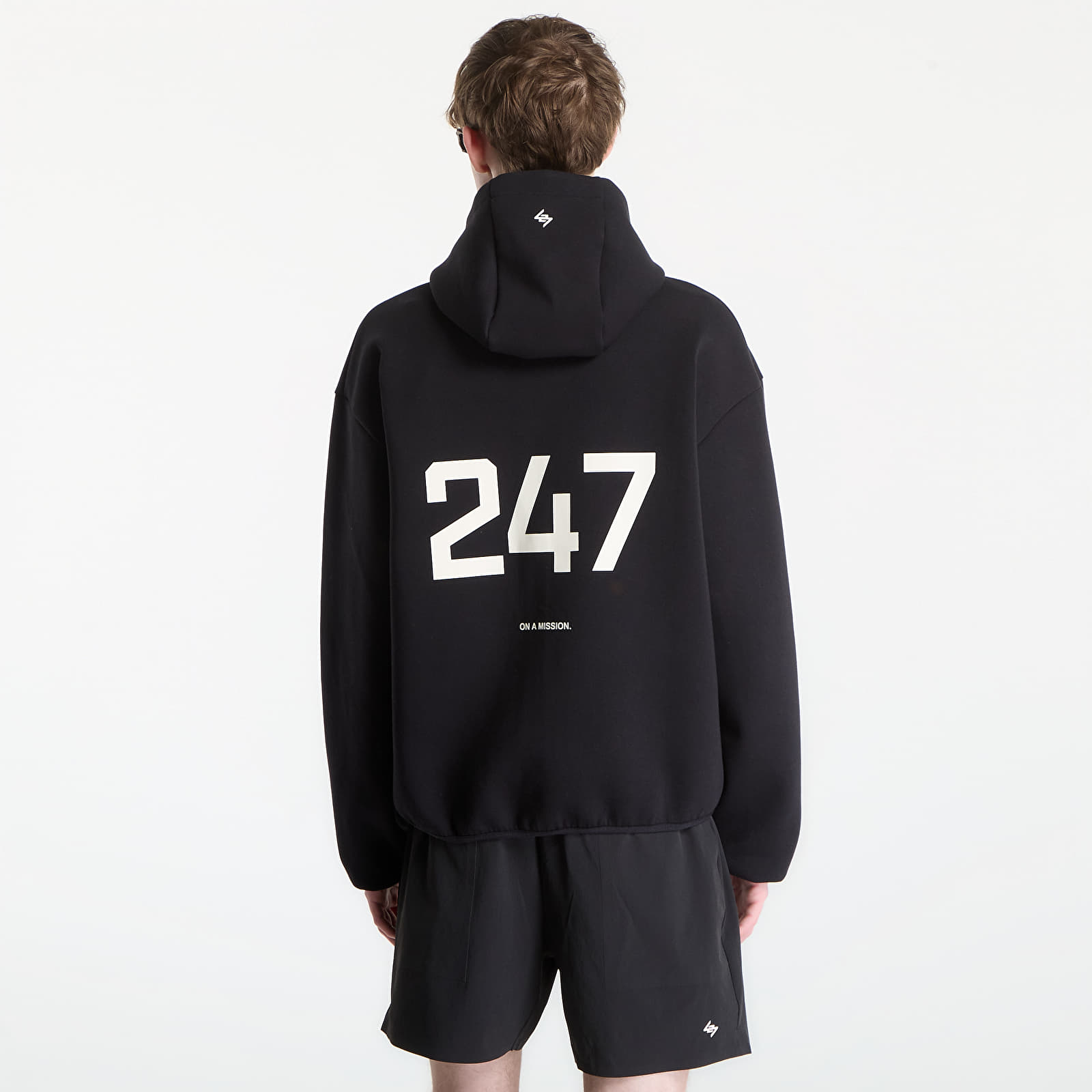 Sudaderas REPRESENT 247 Numbers Hood UNISEX Jet Black