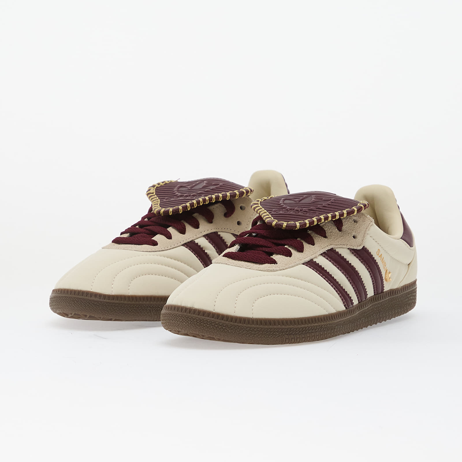 Γυναικεία παπούτσια adidas Samba Lt W Crew White/ Maroon/ Gold Metallic