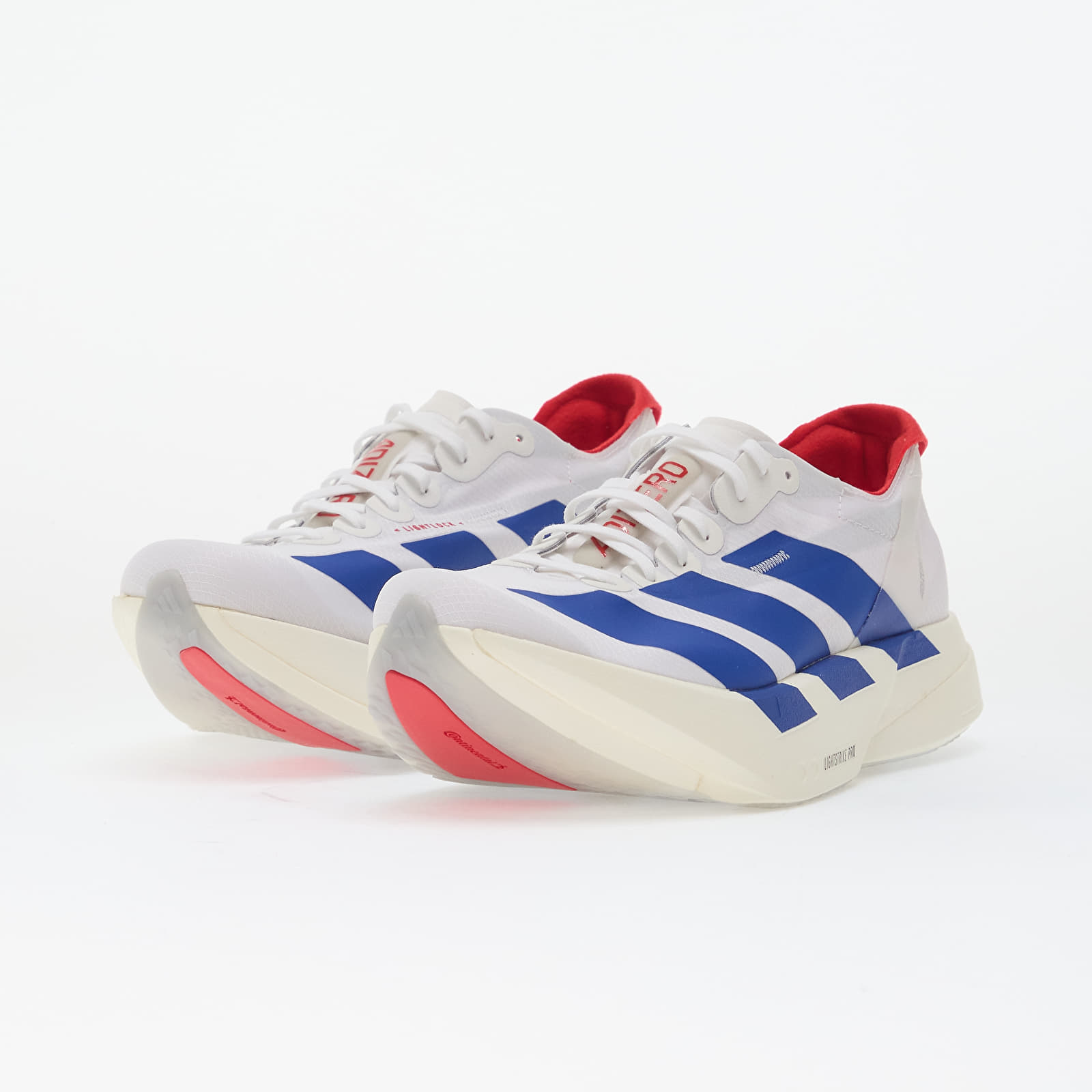Vīriešu apavi adidas Adizero Adios Pro 4 Ftwr White/ Team Royal Blue/ Pure Ruby
