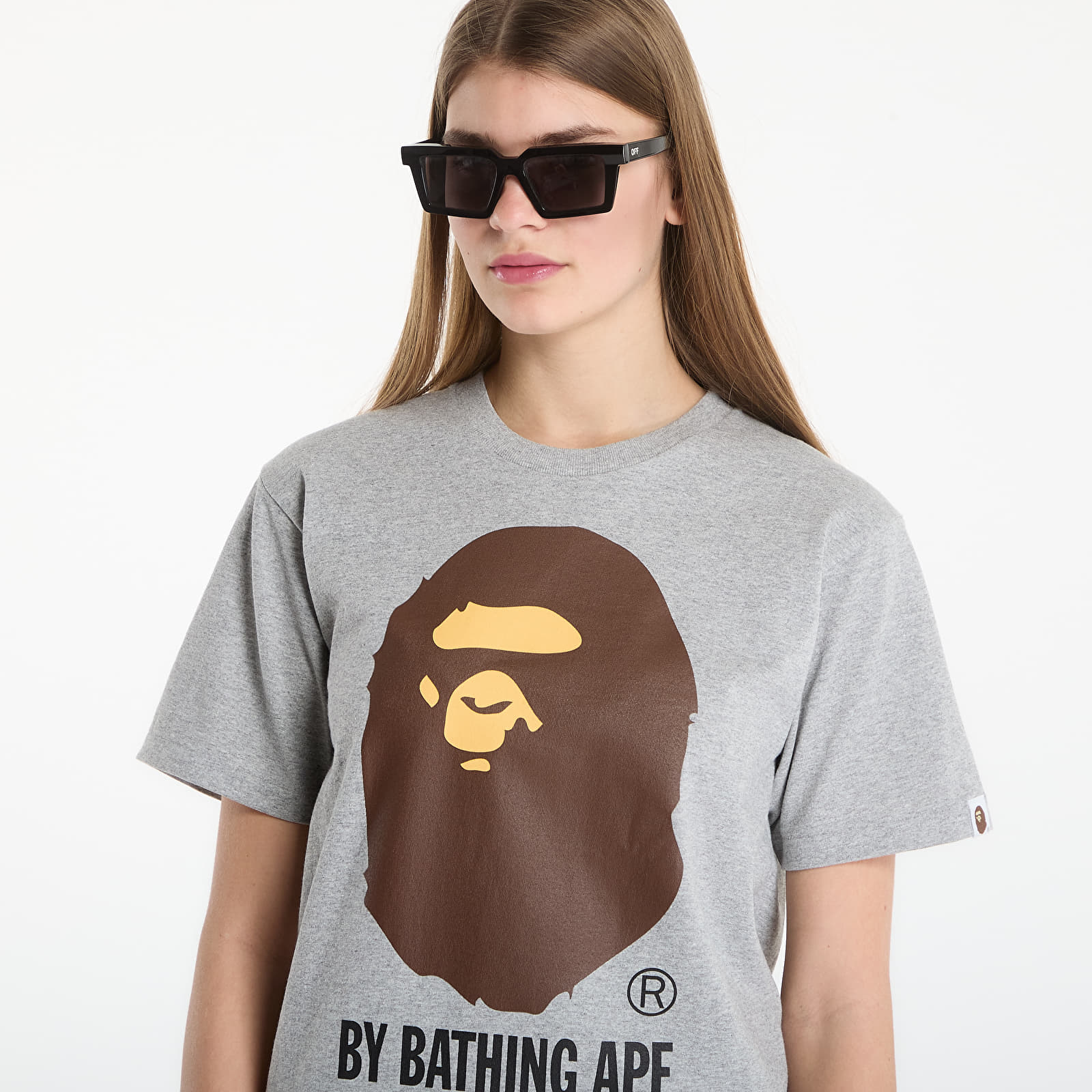 Majice T-shirt A BATHING APE By Bathing Ape Tee UNISEX Gray