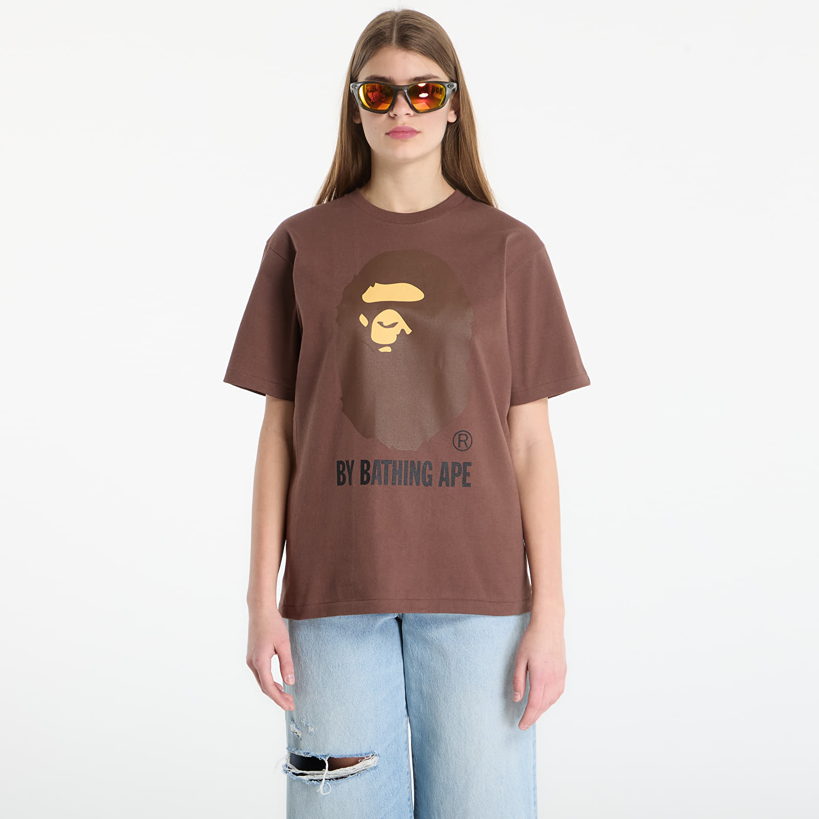 Magliette A BATHING APE By Bathing Ape Tee UNISEX Brown