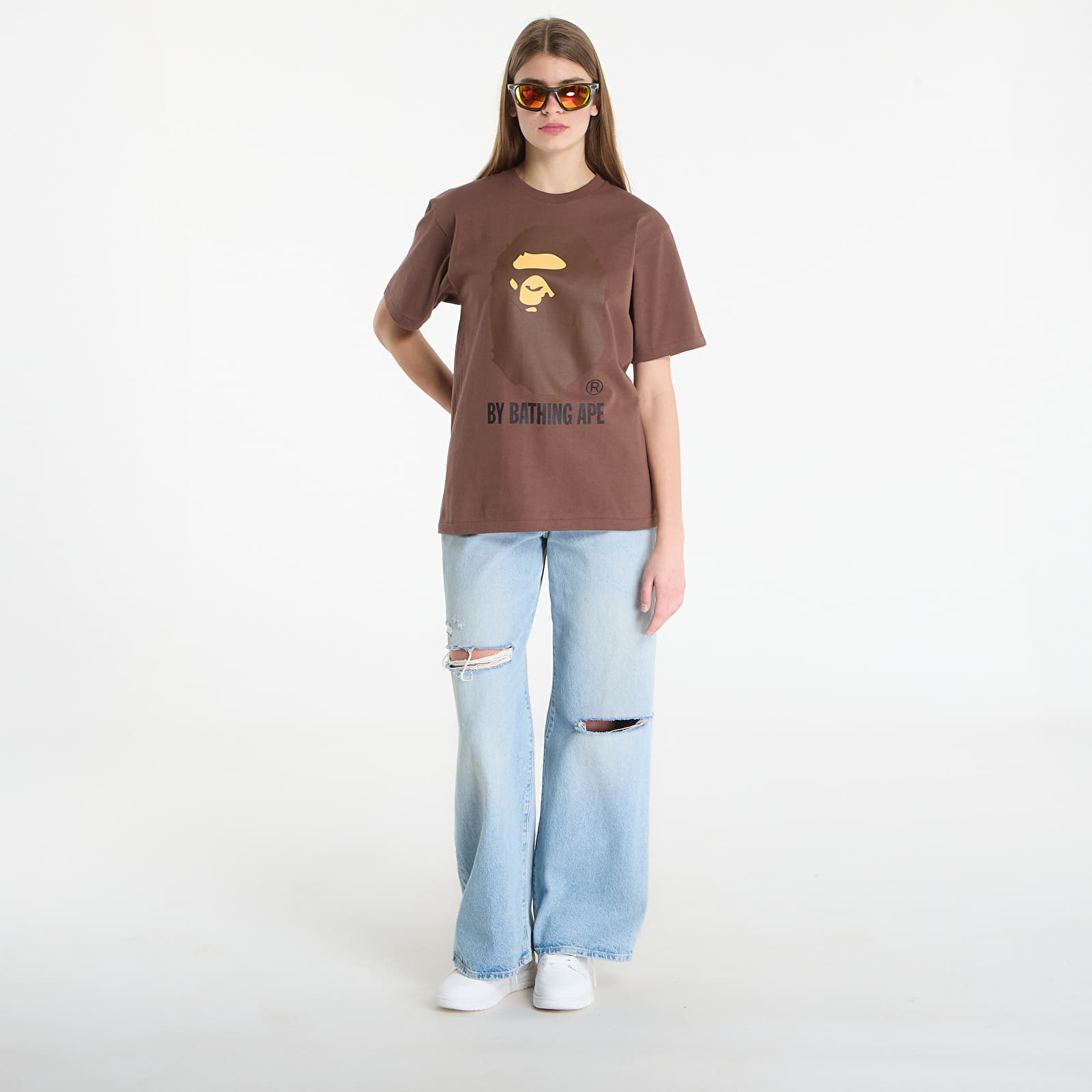 Magliette A BATHING APE By Bathing Ape Tee UNISEX Brown