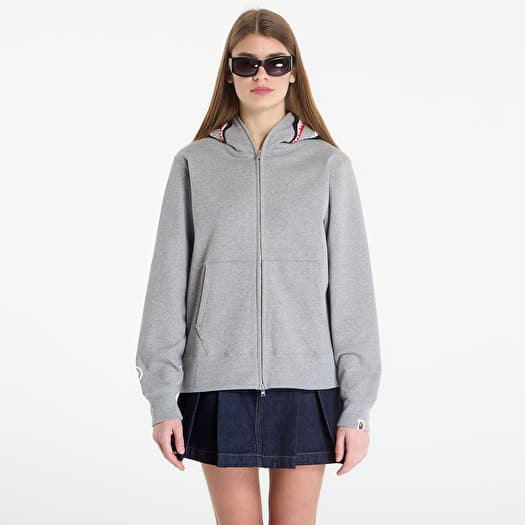 Sweatshirt A BATHING APE Shark Full Zip Hoodie UNISEX Gray