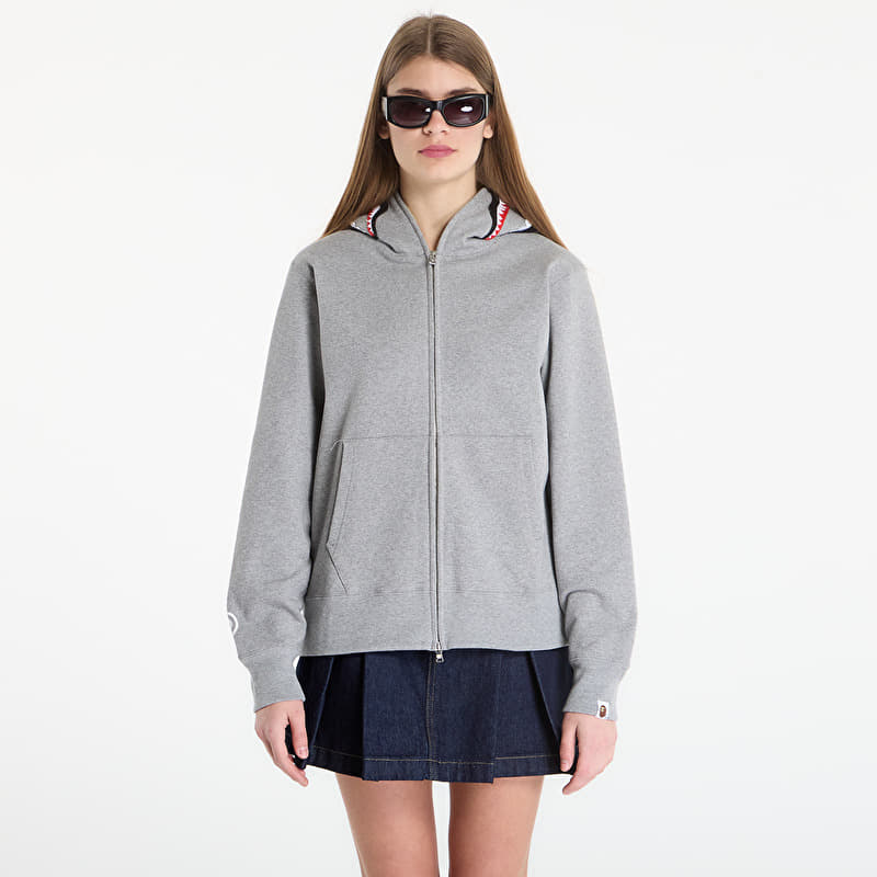 Sweatshirt A BATHING APE Shark Full Zip Hoodie UNISEX Gray