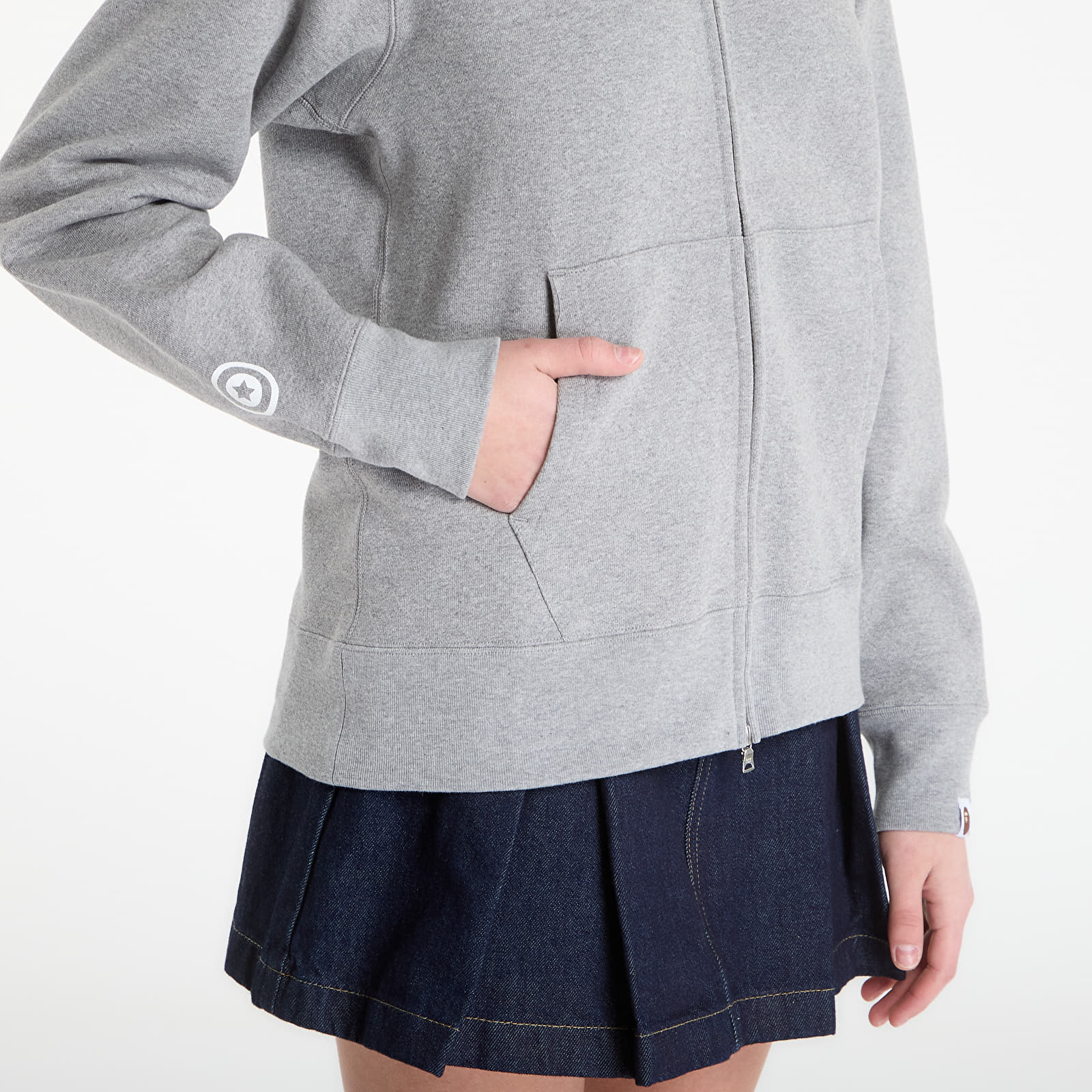 Hoodies and sweatshirts  A BATHING APE Shark Full Zip Hoodie UNISEX Gray