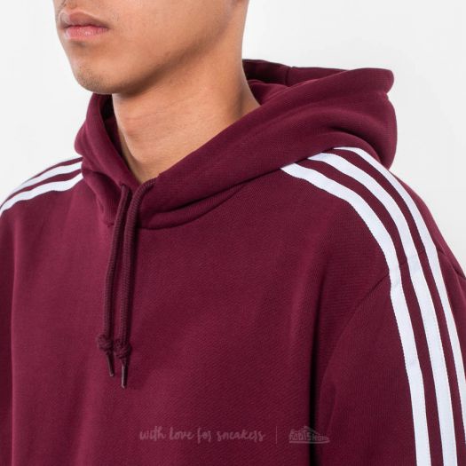 Adidas originals outline hoodie in maroon new arrivals