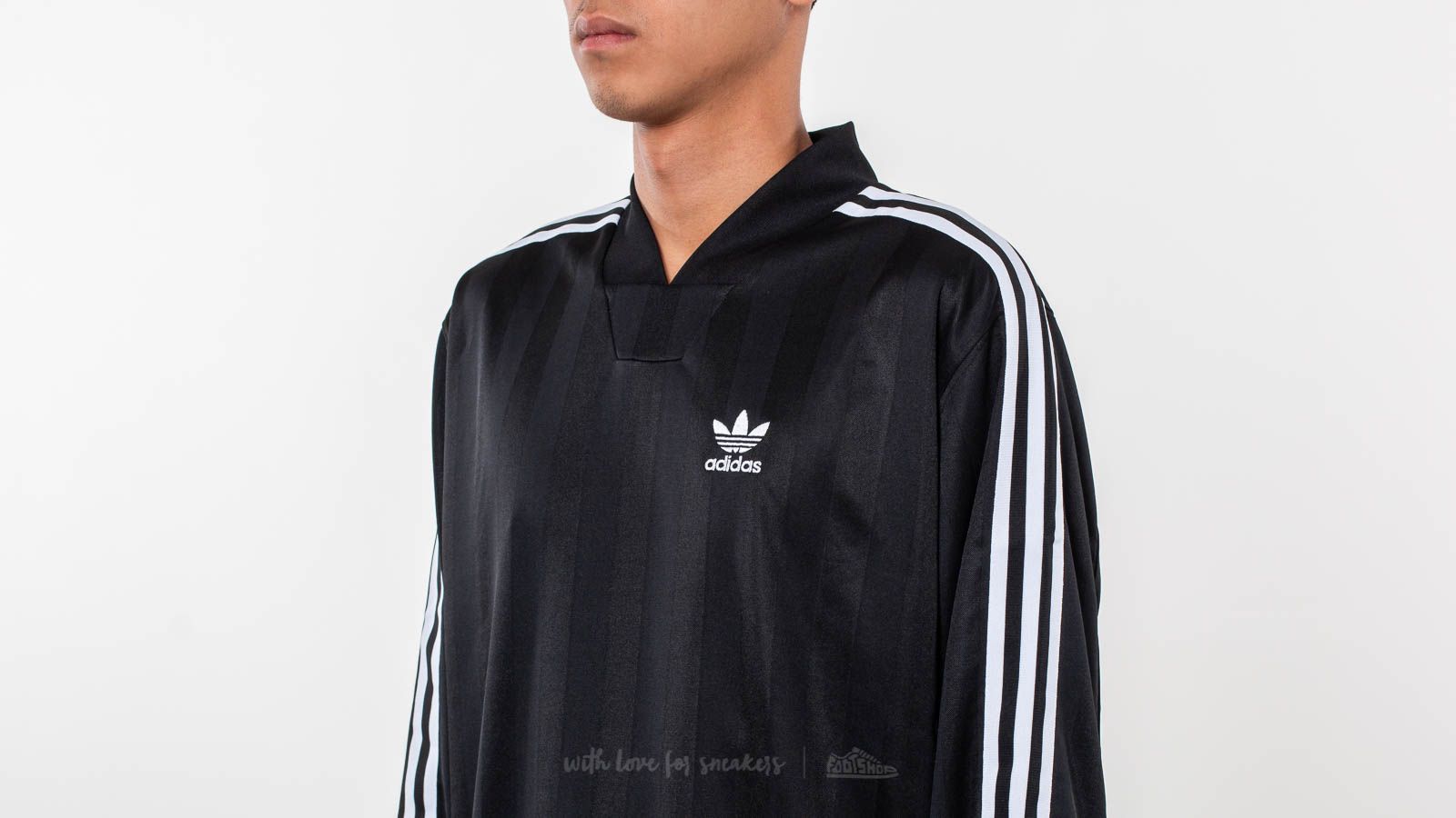 Tricouri adidas Originals B-Side Longsleeve Jersey Tee Black