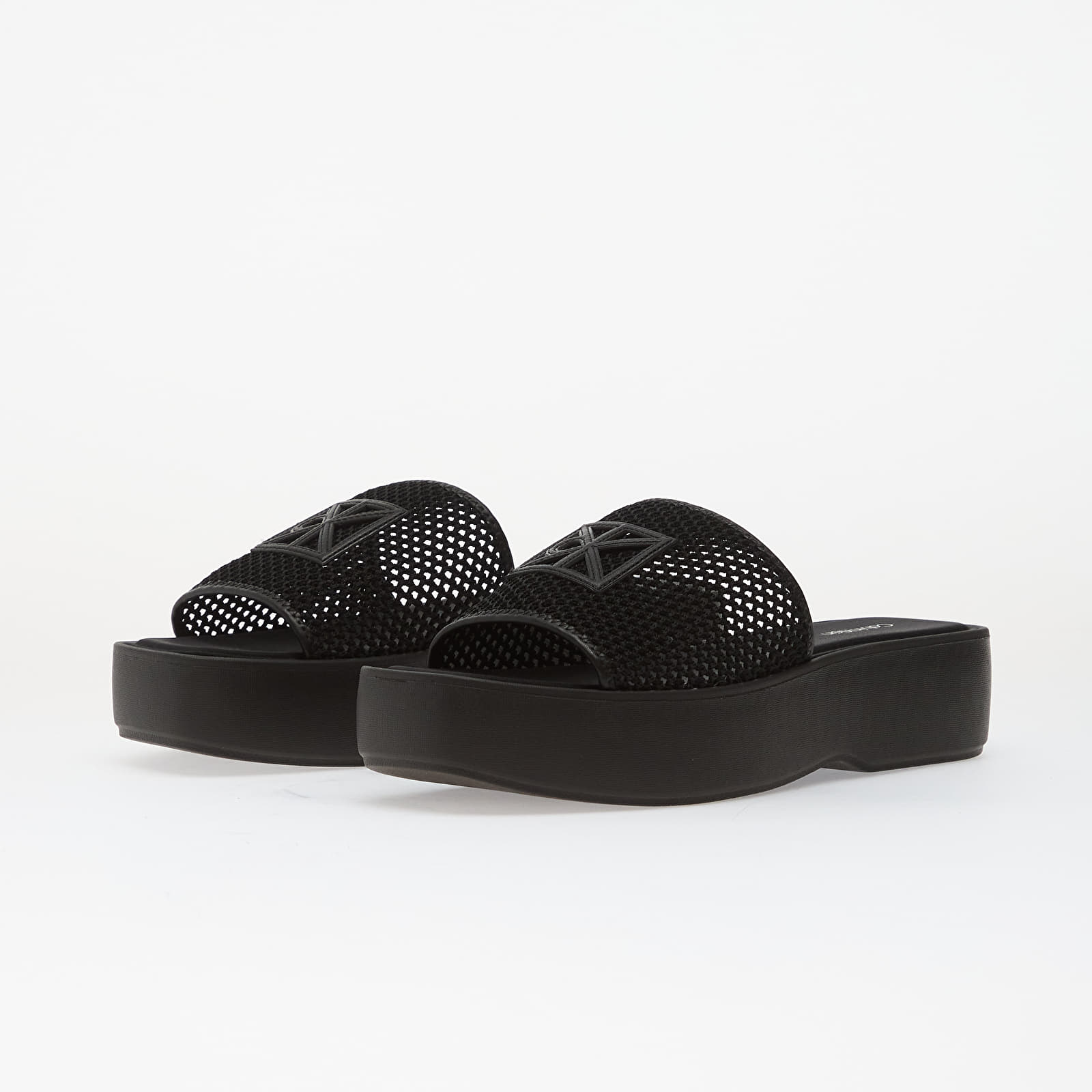 Damesschoenen Calvin Klein Flatform Sandal Mesh Black