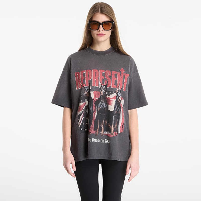 T-Shirt REPRESENT Dream On Tour T-Shirt UNISEX Sun Fade Grey