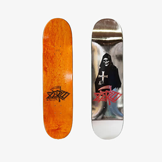 PLEASURES Reaper Skate Deck Silver