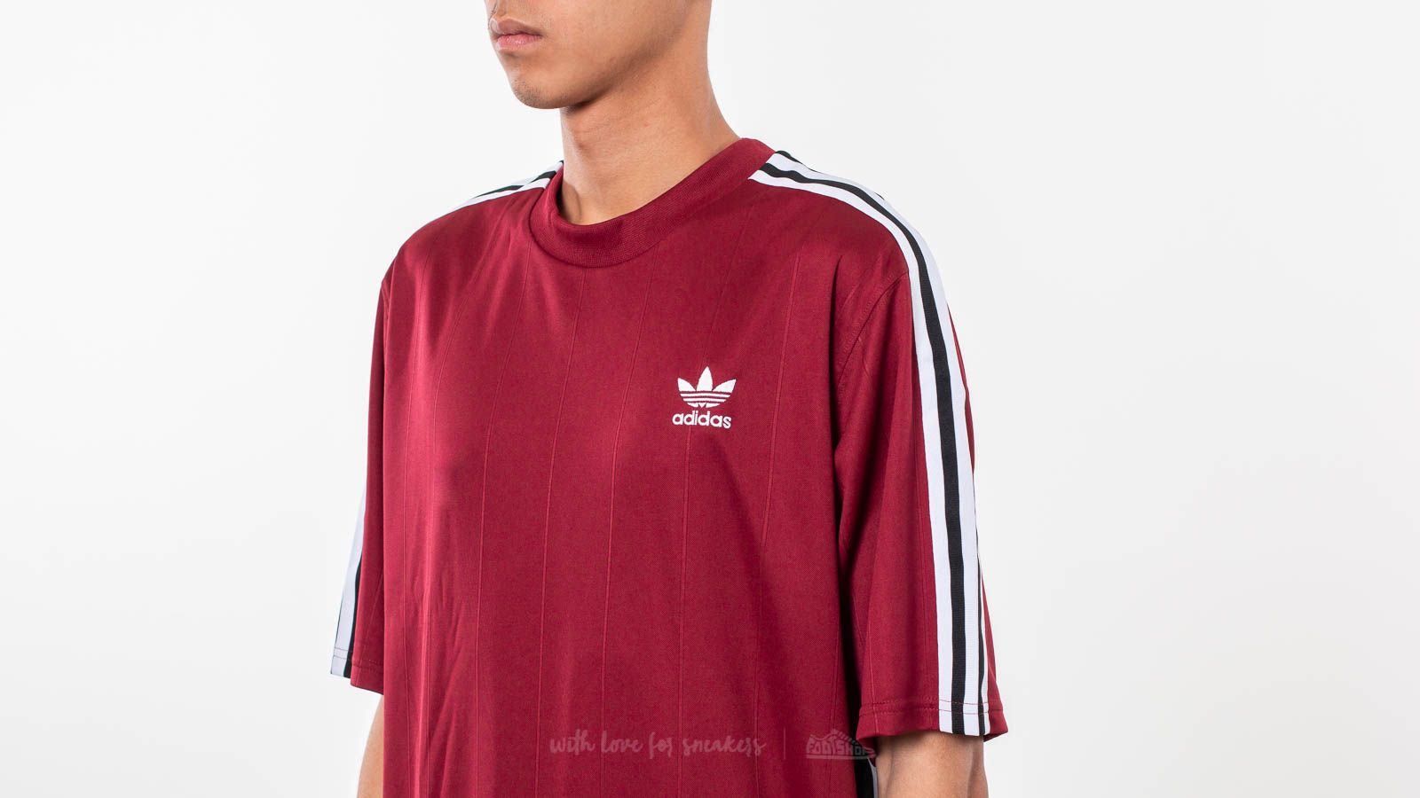 T-shirts adidas Originals B-Side Jersey 3 Tee Noble Maroon