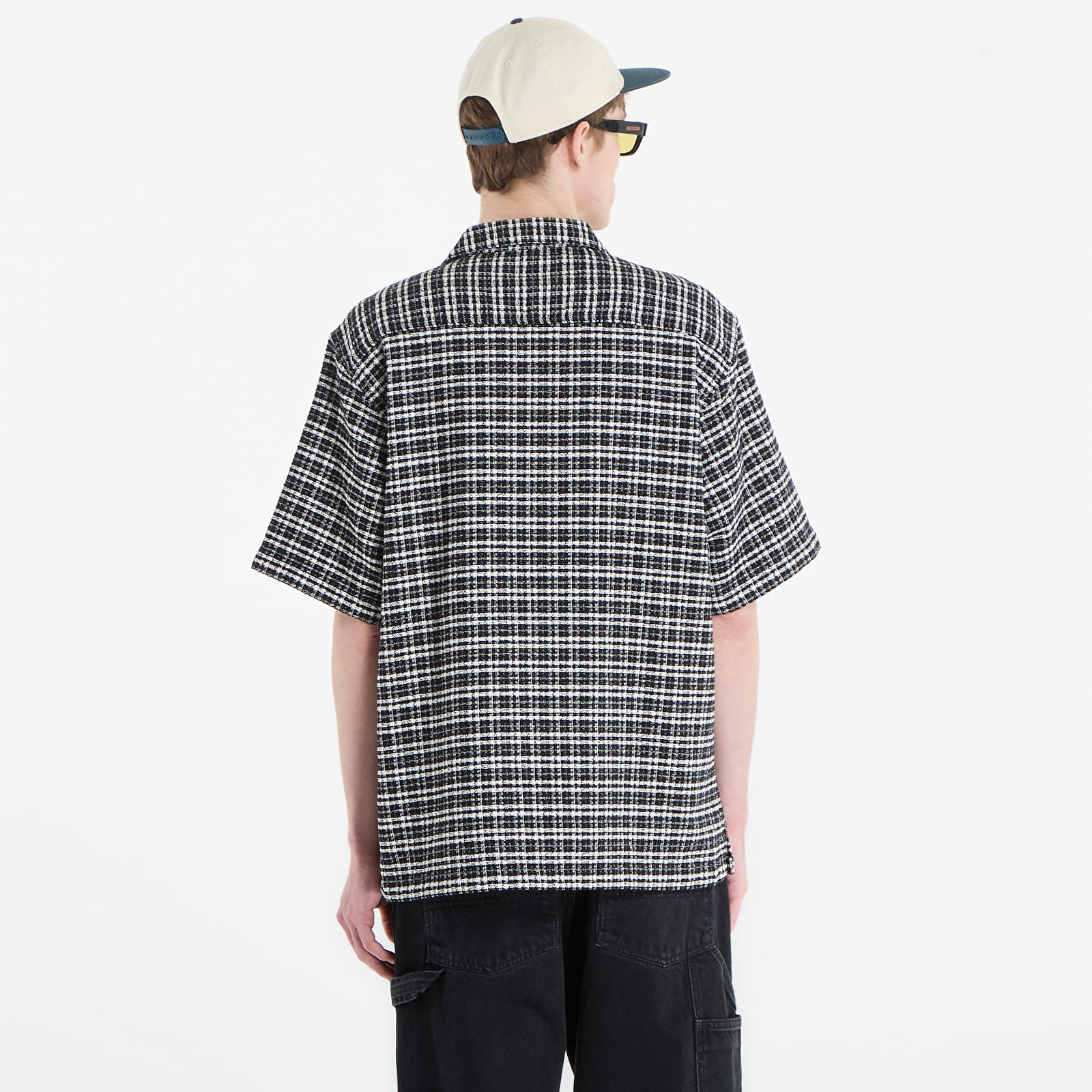 Košele Carhartt WIP S/S Kander Shirt UNISEX Kander Check/ Black