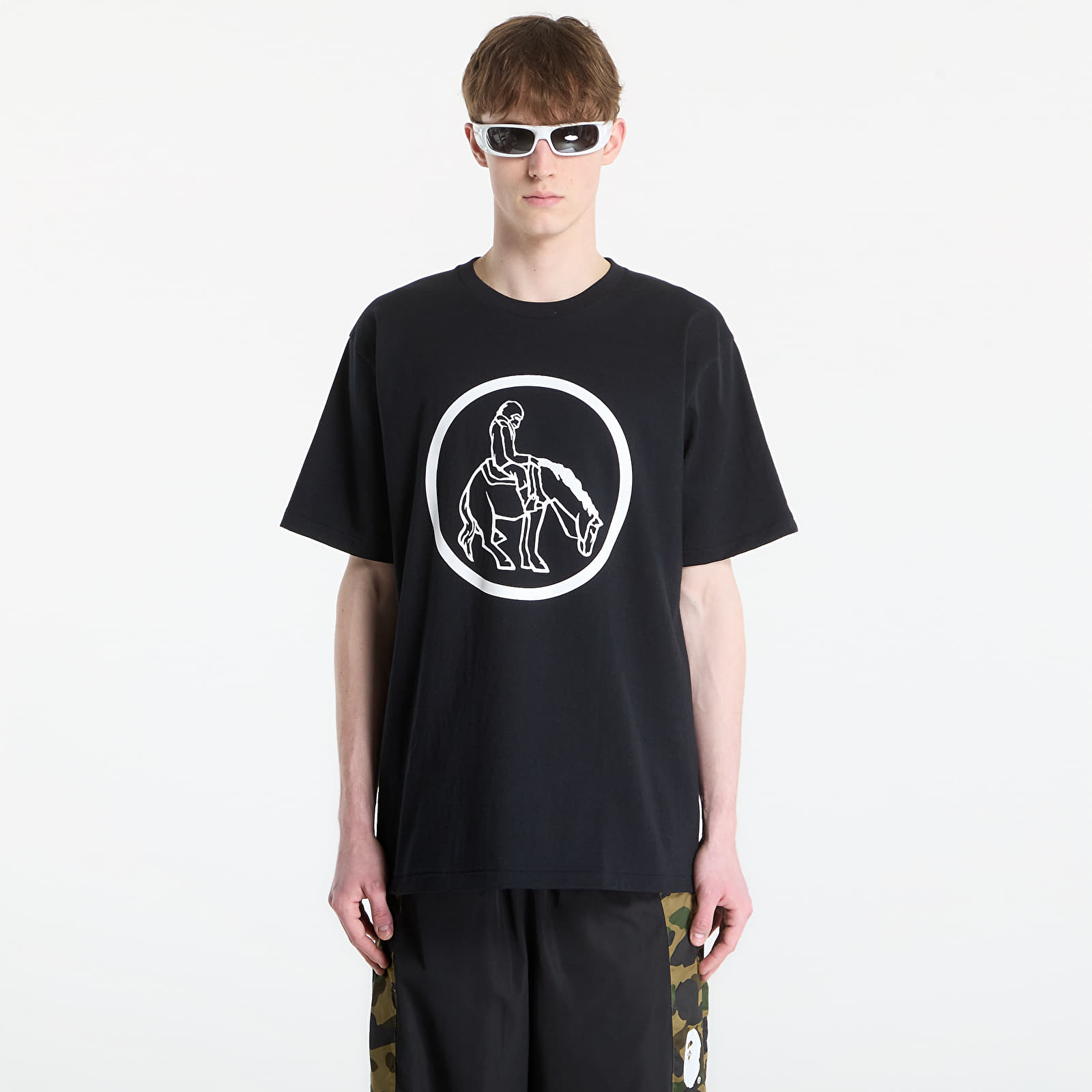 T-krekli A BATHING APE Simple Soldier Mil Patch Tee UNISEX Black