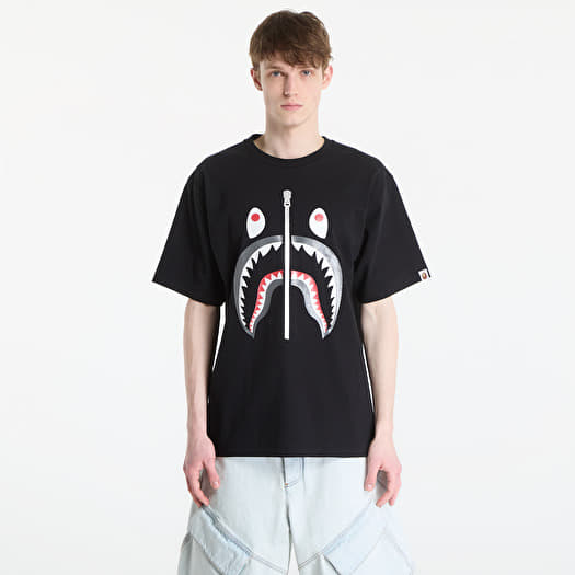 T-krekls A BATHING APE Glitter Shark Tee UNISEX Black
