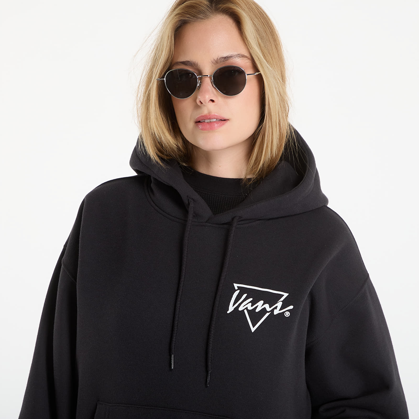 Vyriški džemperiai su gobtuvais Vans Palm Drive Pullover Black