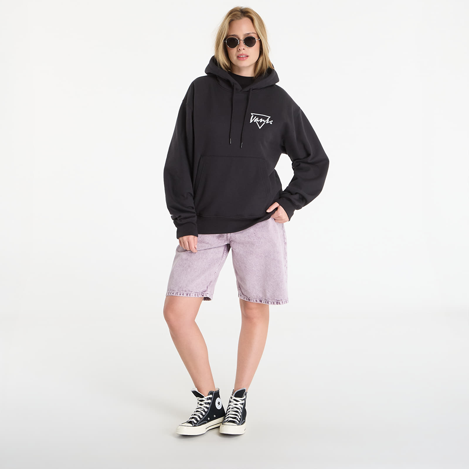 Vyriški džemperiai su gobtuvais Vans Palm Drive Pullover Black